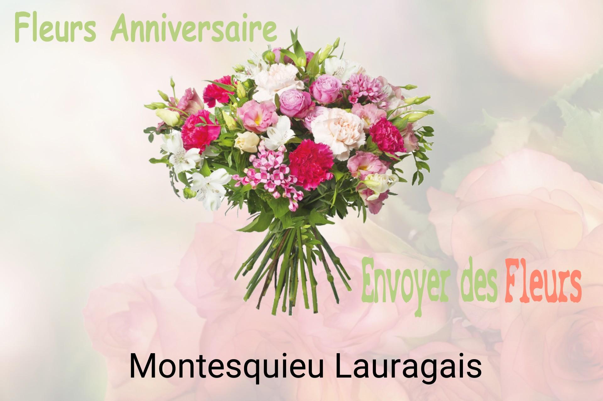 Bouquet de fleurs d’anniversaire livré à Montesquieu-Lauragais